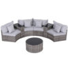 Gardeon 4 Seater Outdoor Sofa Set 7PCS Table Chair Set Garden Rattan Patio Furniture product image