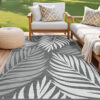 Gardeon Outdoor Rugs 152x244cm Large Carpet Reversible Area Mat PP Dual-Sided Patio Rug Leaf product image