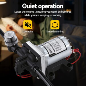 Giantz 12V Water Pump | High Pressure 11.3Lpm – Sumo Deals Giantz 12V Water Pump High Pressure Fast Self Priming 11.3L With Auto Switch For Rv Caravan Boat Product Image