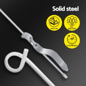 Giantz 20X Electric Fence Pigtail Posts Steel Tape Fencing Product Image