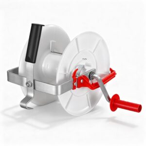 Giantz Electric Fence Reel Geared Portable Polywire Fencing Farm White product image
