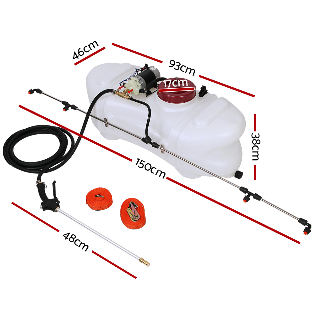 Giantz 100L Atv Weed Sprayer With 1.5M Boom – Sumo Deals Giantz Weed Sprayer 100L 1.5M Fixed Boom Garden Spray Product Image