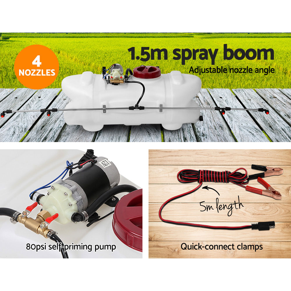 Giantz 100L Atv Weed Sprayer With 1.5M Boom – Sumo Deals Giantz Weed Sprayer 100L 1.5M Fixed Boom Garden Spray Product Image