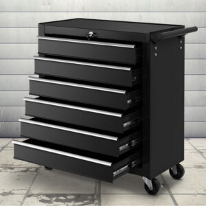 Giantz 6 Drawer Tool Box Cabinet Chest Trolley Cart Garage Toolbox Storage product image