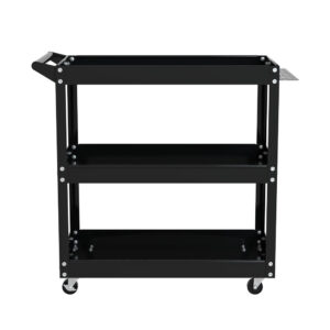 Giantz 3-Tier Tool Cart | Workshop Storage Black – Sumo Deals Giantz 3-Tier Tool Cart Trolley Workshop Garage Storage Organizer Black Product Image