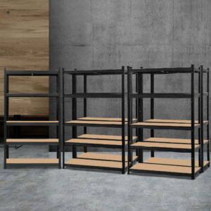 Giantz 5x1.8M Garage Shelving Warehouse Rack Pallet Racking Storage Shelf Black product image