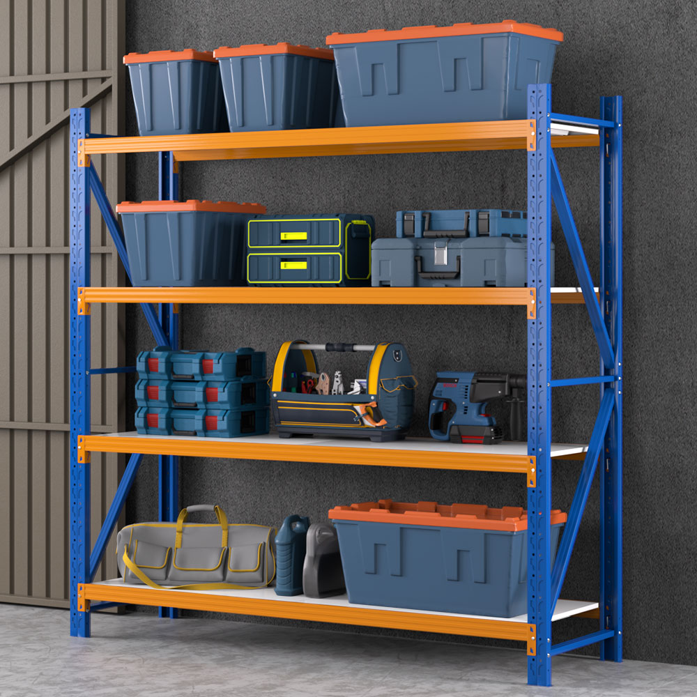 Giantz 2X2M Garage Shelving Rack | Heavy Duty Storage – Sumo Deals Giantz 2Mx2M Garage Shelving Warehouse Rack Pallet Racking Storage Shelf Blue Product Image