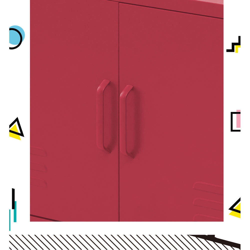 Artiss Pink Metal Buffet Sideboard Cabinet – Sumo Deals Artiss Buffet Sideboard Metal Cabinet - Base Pink Product Image