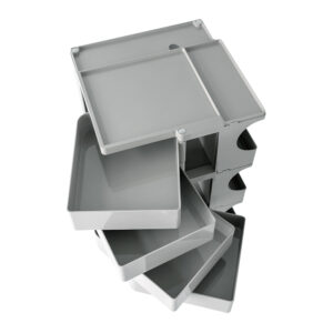 Artiss Boby Replica Storage Trolley 5-Tier Grey – Sumo Deals Artiss Storage Trolley Bedside Table 5 Tier Cart Boby Replica Grey Product Image