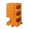 Artiss Storage Trolley Bedside Table 5 Tier Cart Boby Replica Orange product image