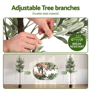 Artiss 180Cm Artificial Olive Tree Faux Trees Indoor Decor Artificial Plants Lifelike Plant 1.8M Product Image