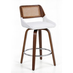 Artiss Wooden Bar Stools Swivel Kitchen Counter Stool Chair 60cm Seat Height product image
