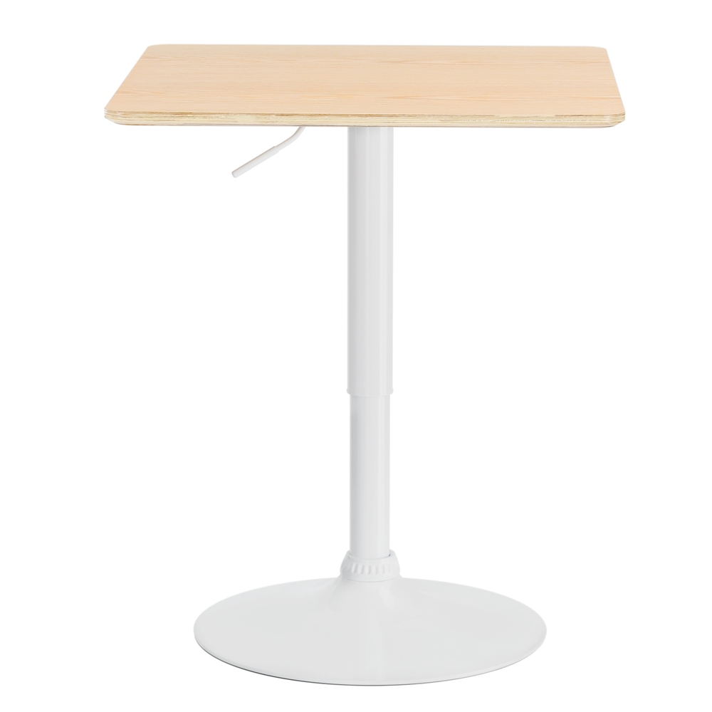 Artiss Bar Table 60Cm Square Pine Swivel Gas Lift – Sumo Deals Artiss Bar Table Swivel Base Gas Lift Counter Dining Table 60Cm Square Pine Product Image