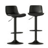 Artiss 2X Bar Stools | Padded Seat Gas Lift Black – Sumo Deals Artiss 2X Bar Stools Padded Seat Gas Lift Black Product Image