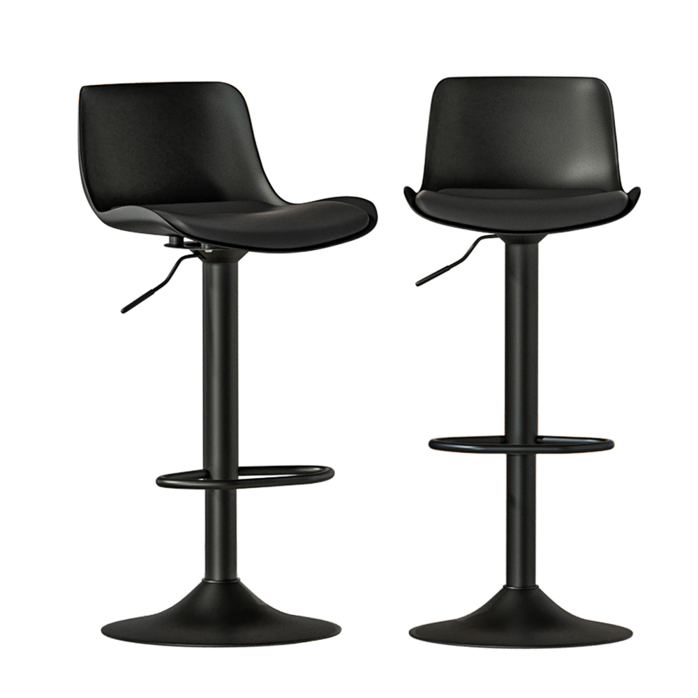 Artiss 2X Bar Stools | Padded Seat Gas Lift Black – Sumo Deals Artiss 2X Bar Stools Padded Seat Gas Lift Black Product Image