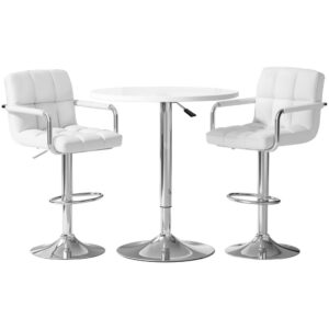 Artiss Bar Table and Stools Set Dining Desk Kitchen Chairs Cafe Pub product image