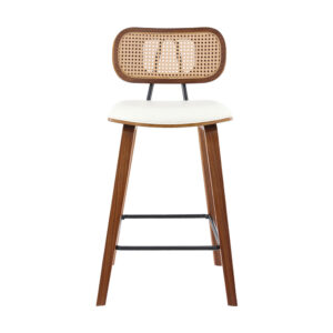 4X Artiss Bar Stools Kitchen Counter Rattan Chairs Pu Leather Padding Product Image