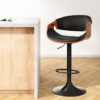 Artiss Bar Stools Gas Lift Leather w/Armrest product image