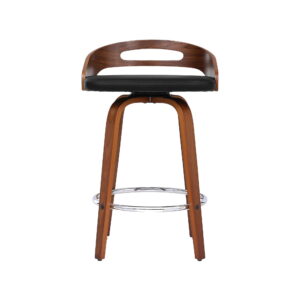 Artiss Swivel Bar Stools (Set Of 2) - Black Pu Cushion – Sumo Deals Artiss 2X Bar Stools Swivel Dining Chairs Low Back Counter Seat Pu Cushion Product Image