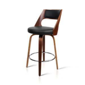 Artiss 2X Swivel Bar Stools | 65Cm Leather Chairs – Sumo Deals Artiss 2X Bar Stools Swivel Leather Chair 65Cm Product Image
