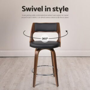 Artiss 4X Swivel Bar Stools Leather Chair 65Cm – Sumo Deals Artiss 4X Bar Stools Swivel Leather Chair 65Cm Product Image