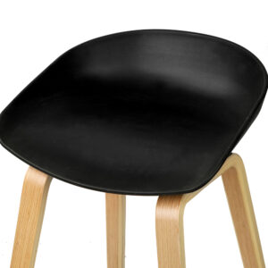 Artiss Bentwood Bar Stools - 4 Pack, Black Wooden – Sumo Deals 4X Artiss Bar Stools Kitchen Counter Stool Dining Chairs Wooden Black Product Image
