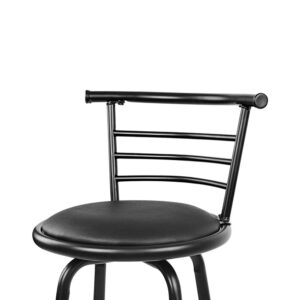 Artiss 2X Bar Stools Swivel Leather Padded Metal Product Image