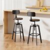 Artiss Bar Stools Kitchen Counter Chairs Vintage Metal Chairs x2 product image