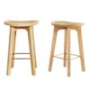 Artiss Bamboo Rattan Bar Stools (Set Of 2) – Sumo Deals Artiss 2X Bar Stools Bamboo Rattan Stool Counter Chair Kitchen Barstools Product Image