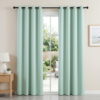 Artiss Blockout Curtains 2X 132x213cm Thermal Insulated Eyelet Drapes Green product image