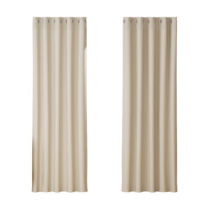 Artiss 2X Blockout Curtains Eyelet 180x213cm Beige product image