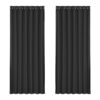 Artiss 2X Blockout Curtains Eyelet 240x230cm Black product image