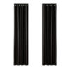 Artiss 2X Blockout Curtains Eyelet 140x230cm Black Shine product image