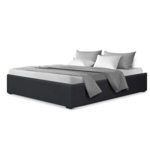 Artiss Bed Frame Double Size Gas Lift Base Charcoal Toki Product Image