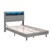 Artiss Bed Frame King Single Size LED Mattress Base Platform with Storage Shelf Hidden Storage Box G product image