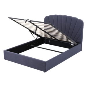 Artiss Queen Bed Frame With Lift Up Storage And Usb Ports Grey Product Image
