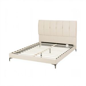 Artiss Double Bed Frame Upholstered Platform Bed with Tufted Headboard 300kg Support product image