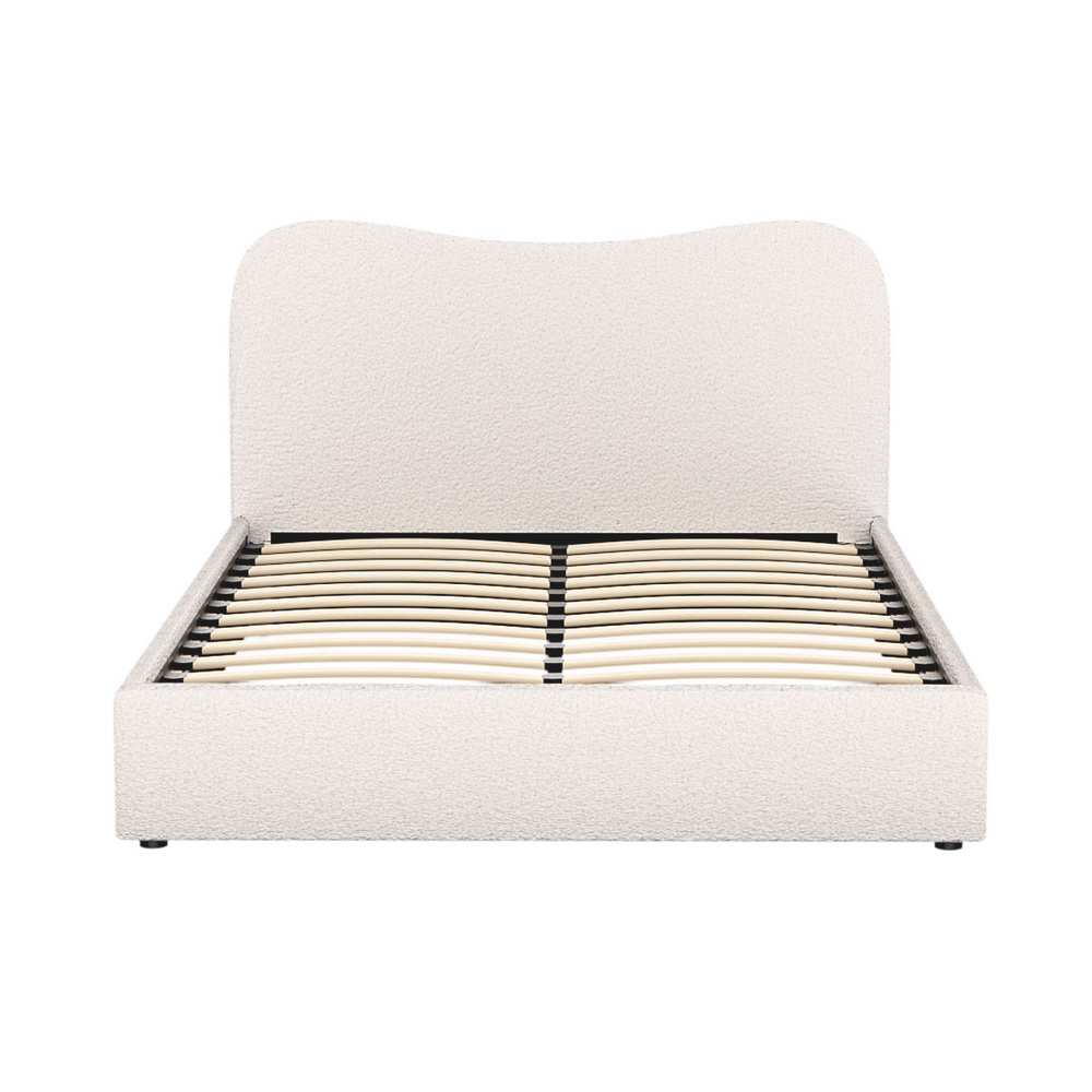 Artiss Dara Double Boucle Bed Frame – Sumo Deals Artiss Bed Frame Double Size Boucle Dara Product Image