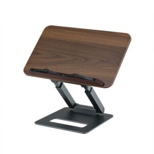 Artiss Book Stand Telescopic Book Holder with Page Clip Ergonomic Desktop Stands OAK product image