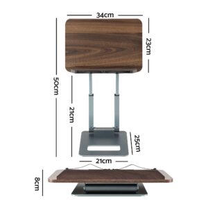 Artiss Telescopic Book Stand | Ergonomic Oak Desktop Holder – Sumo Deals Artiss Book Stand Telescopic Book Holder With Page Clip Ergonomic Desktop Stands Oak Product Image
