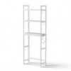 Artiss Over Toilet Storage Bathroom Rack Space Saving 3 Tier Organiser White Product Image