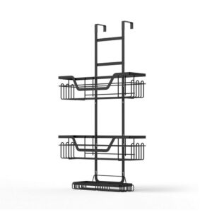 Artiss 2X 3 Tier Over The Door Shower Caddy Hanging Bathroom Storage Organizer product image