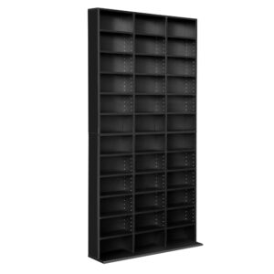 Artiss Bert Black Cd Storage Rack Bookshelf – Sumo Deals Artiss Bookshelf Cd Storage Rack - Bert Black Product Image