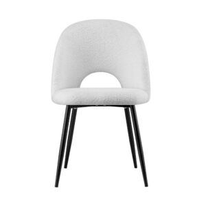 Artiss Boucle Sherpa Dining Chairs (Set Of 2) – Sumo Deals 1 Set Of 2 Artiss Dining Chair Boucle Sherpa Product Image