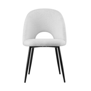 Artiss Boucle Sherpa Dining Chairs (Set Of 4) – Sumo Deals 1 Set Of 4 Artiss Dining Chair Boucle Sherpa Product Image