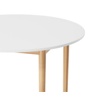 Artiss Demi Round White Dining Table 108Cm – Sumo Deals Artiss Dining Table Round White 108Cm Diameter Demi Product Image