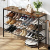 Artiss Shoe Rack 4 Tier Storage Organiser Walnut Product Image