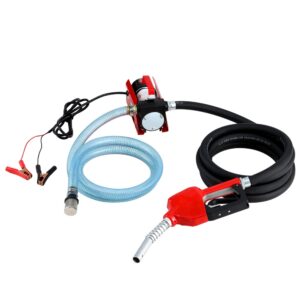 Giantz Fuel Transfer Pump Electric Diesel Kerosene Pump 12V DC 10GPM Nozzle Hose product image