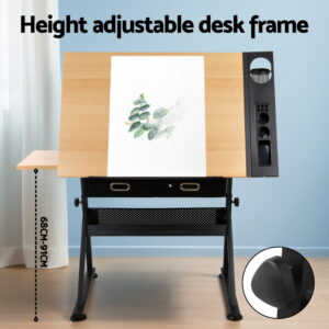 Artiss Drawing Desk | Drafting Table With Stool – Sumo Deals Artiss Drawing Desk Drafting Table Product Image