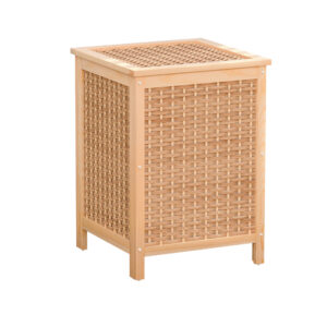 Artiss Laundry Hamper Bathroom Storage Cabinet Wooden Organiser Bag Clothes product image